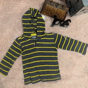 24 M Calvin Klien Boys Yellow/Gray Long Sleeve